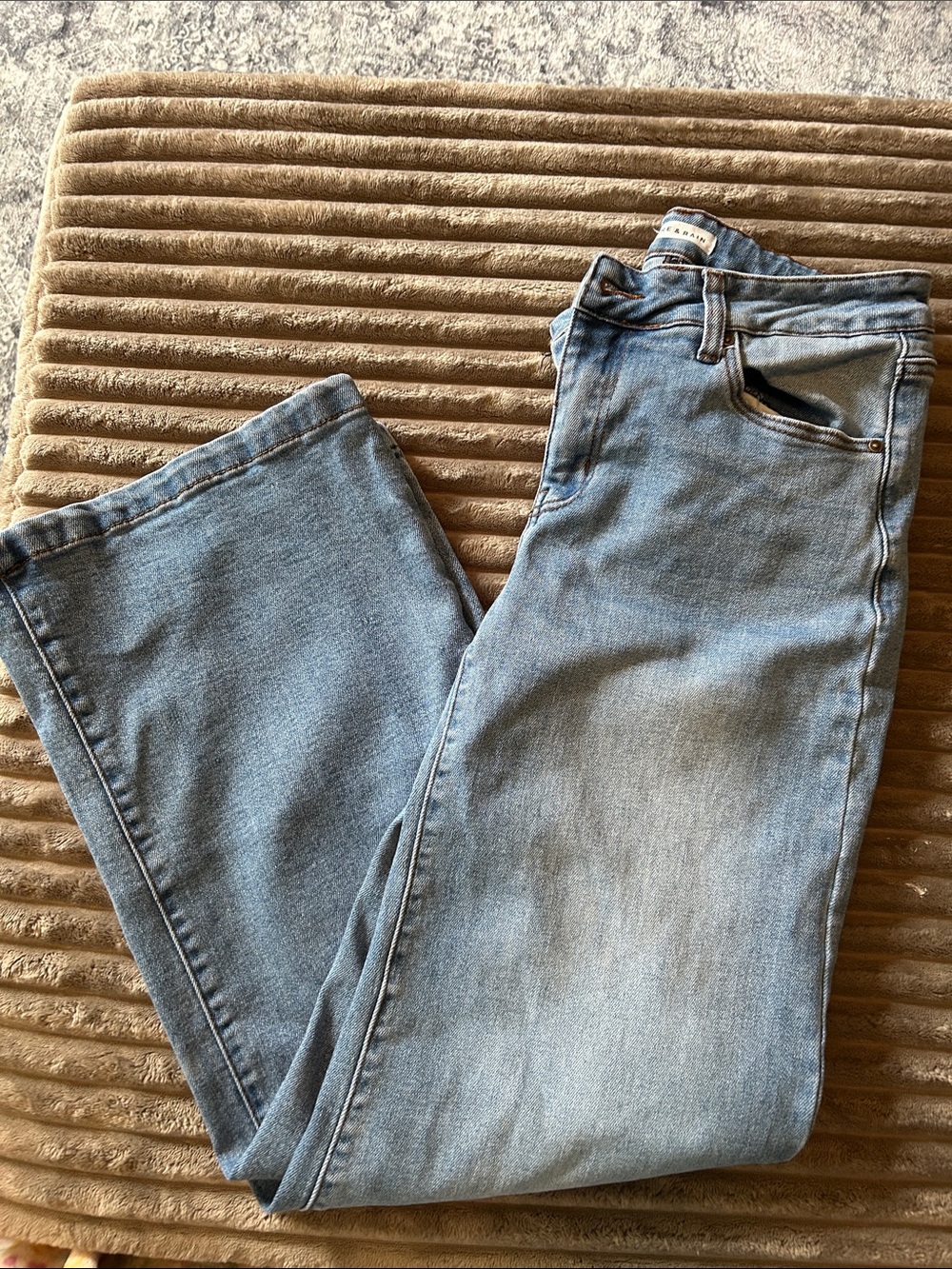 Women’s Light Blue Flare Jeans - Contemporary Wide Leg